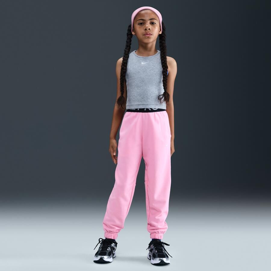 Nike Pro Fleece Dri-FIT joggingbroek voor meisjes Roze - Foto 4