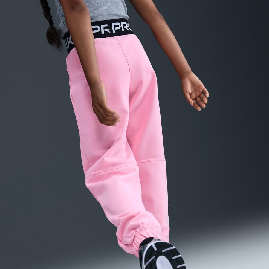 Nike Pro Fleece Dri-FIT joggingbroek voor meisjes Roze - Foto 2