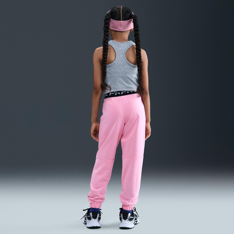 Nike Pro Fleece Dri-FIT joggingbroek voor meisjes Roze - Foto 3