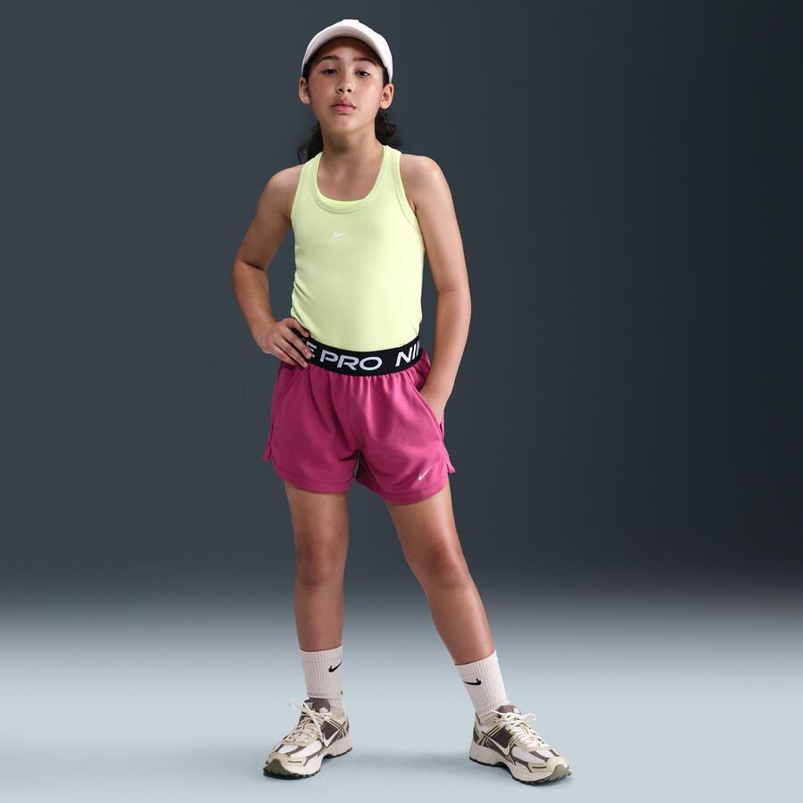 Nike Pro Fleece Dri-FIT shorts voor meisjes Paars - Foto 3