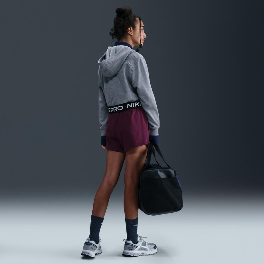 Nike Pro Fleece Dri-FIT shorts voor meisjes Rood - Foto 3