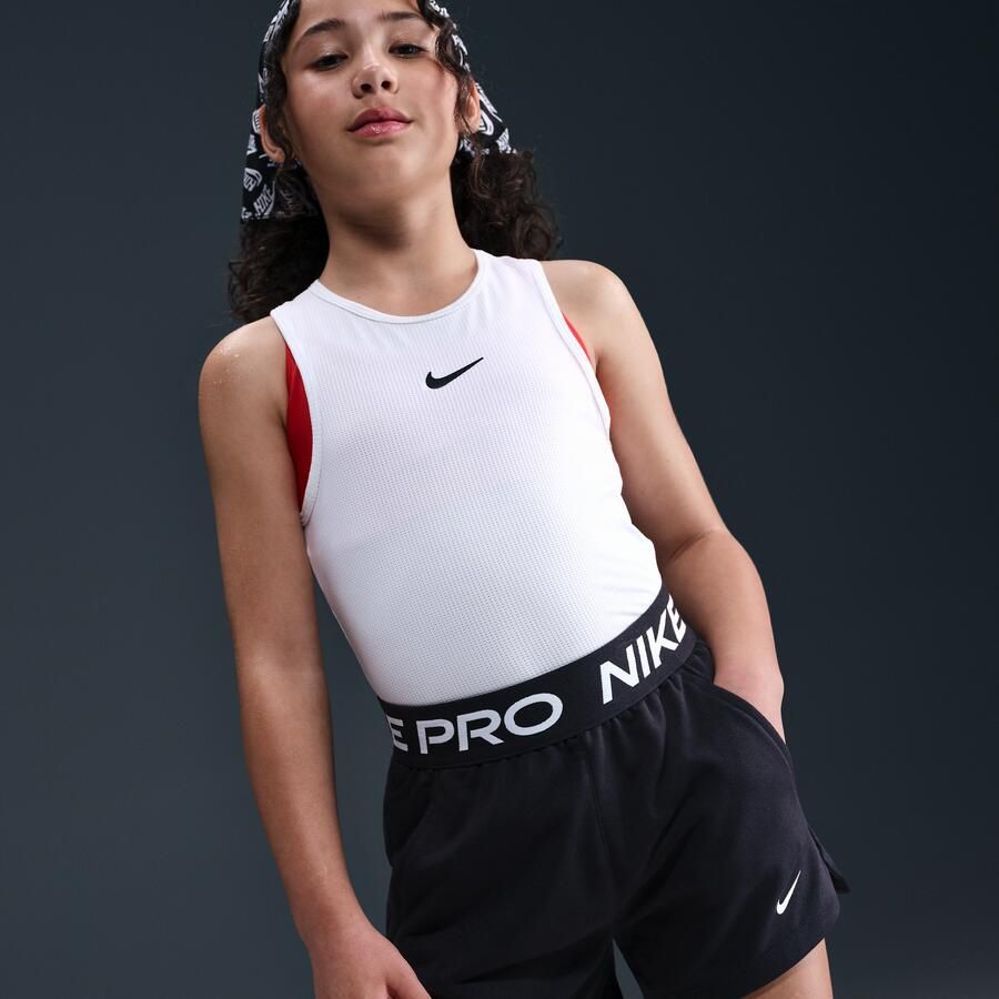 Nike Pro Fleece Dri-FIT shorts voor meisjes Zwart