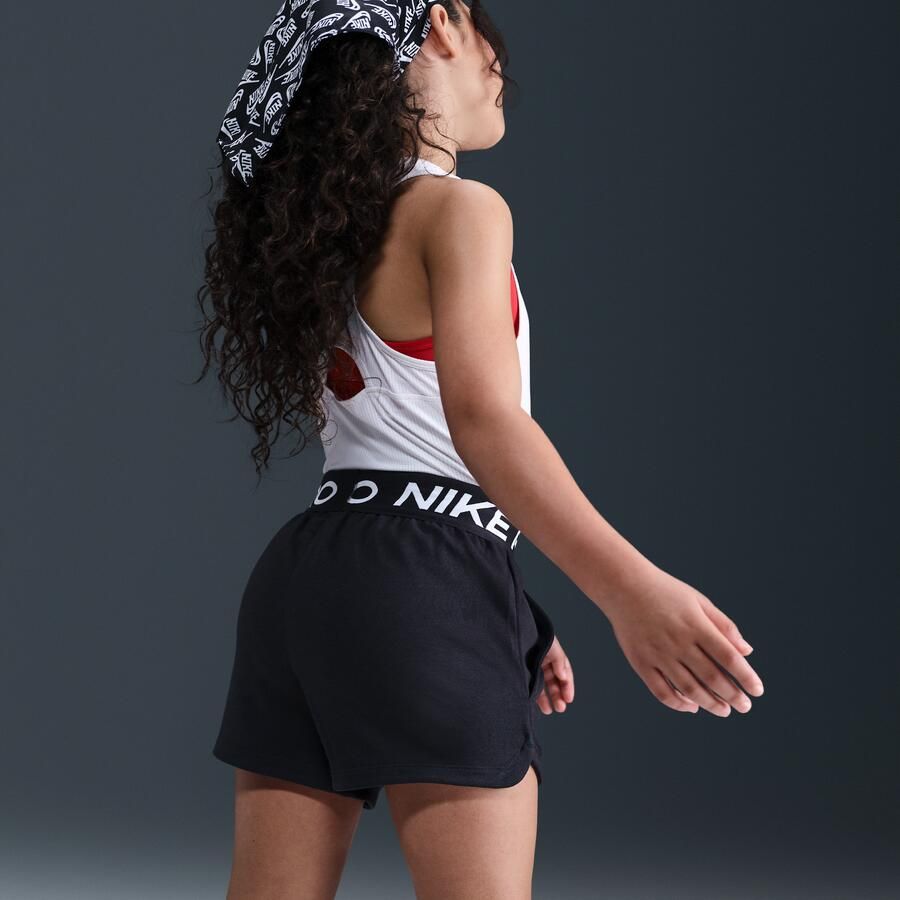 Nike Pro Fleece Dri-FIT shorts voor meisjes Zwart - Foto 2