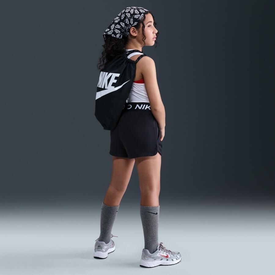 Nike Pro Fleece Dri-FIT shorts voor meisjes Zwart - Foto 3