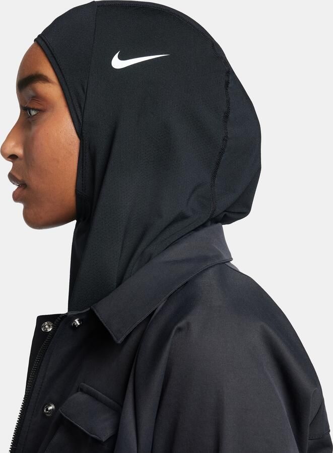 Nike Pro Hijab 2.0 Zwart - Foto 4