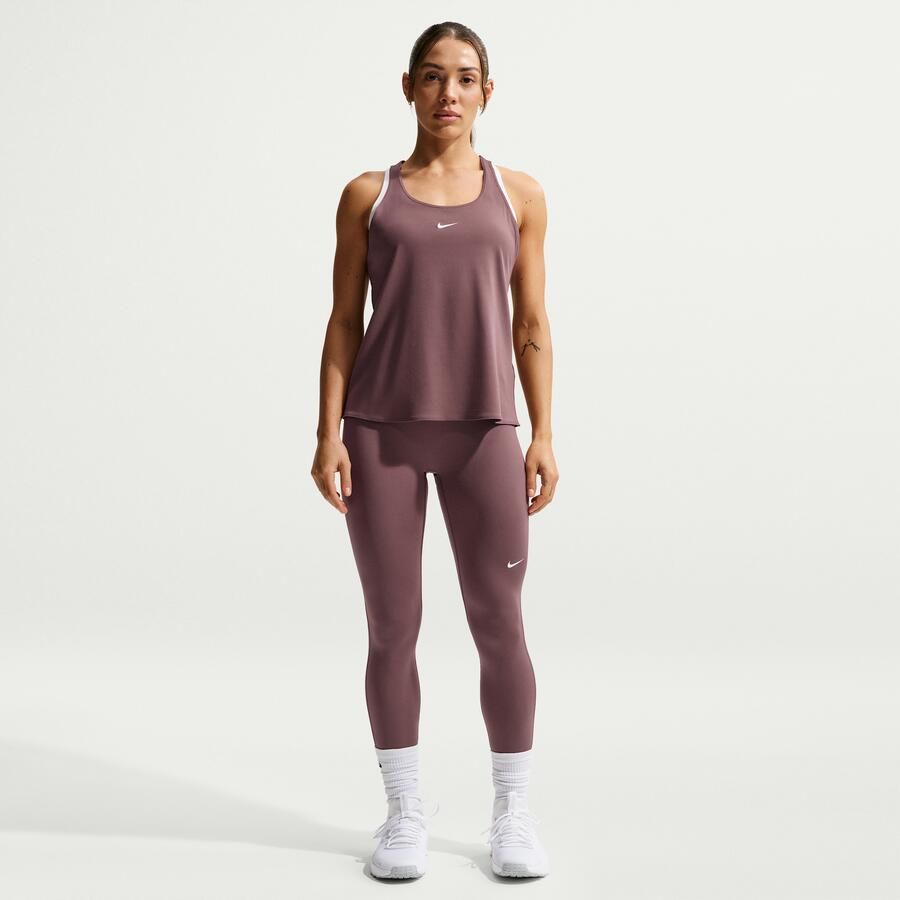 Nike Pro lange legging met halfhoge taille voor dames Paars - Foto 4