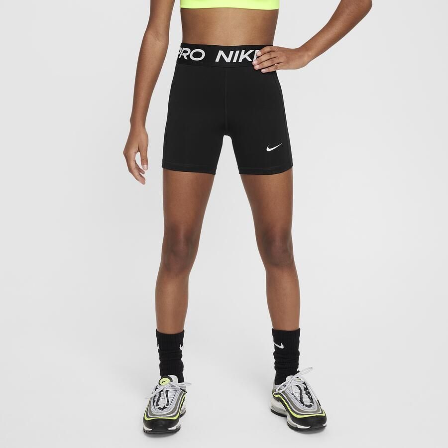 Nike Pro Leak Protection: Period Dri-FIT shorts voor meisjes Zwart - Foto 3