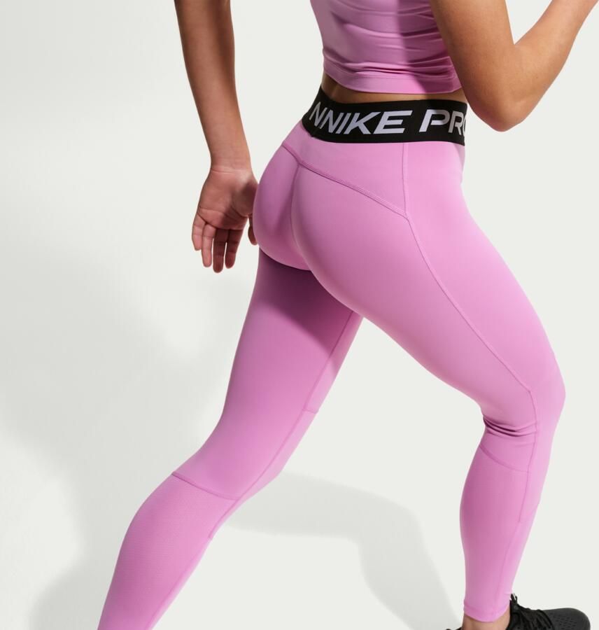 Nike Pro legging met halfhoge taille voor meisjes Paars - Foto 2