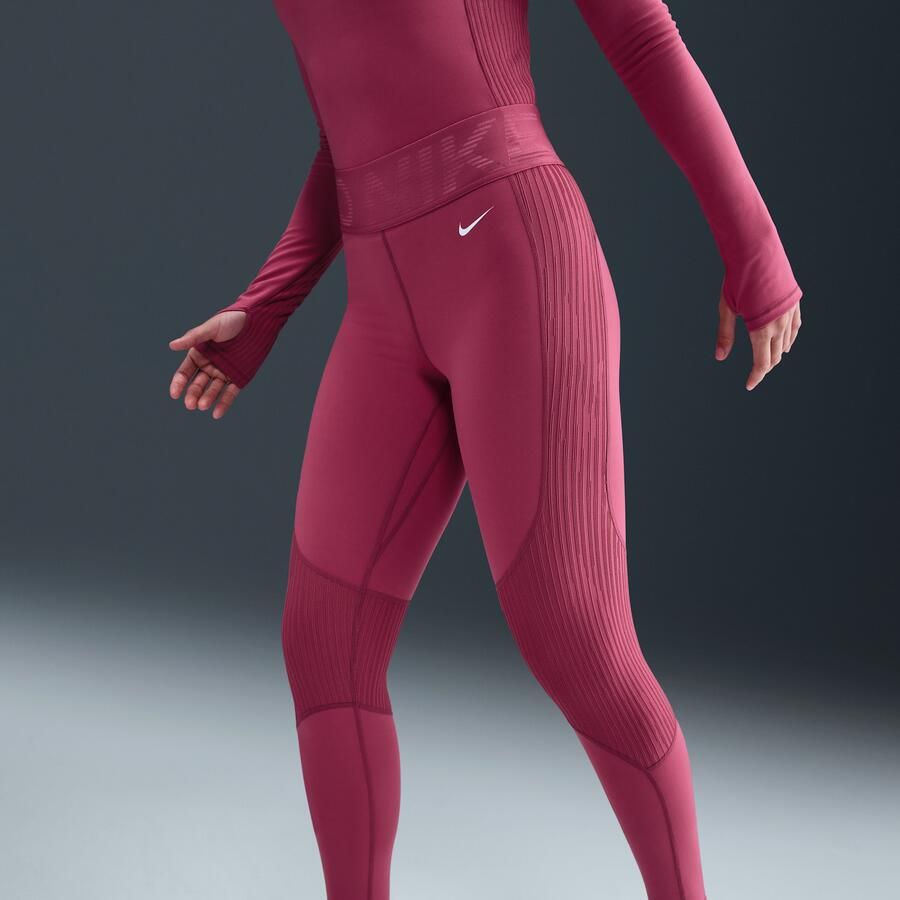 Nike Pro legging met hoge taille voor dames Paars