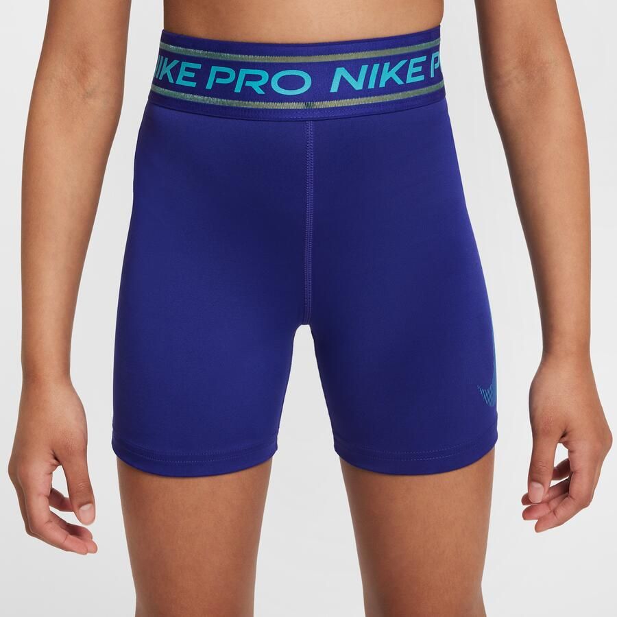 Nike Pro meisjesshorts (8 cm) Paars