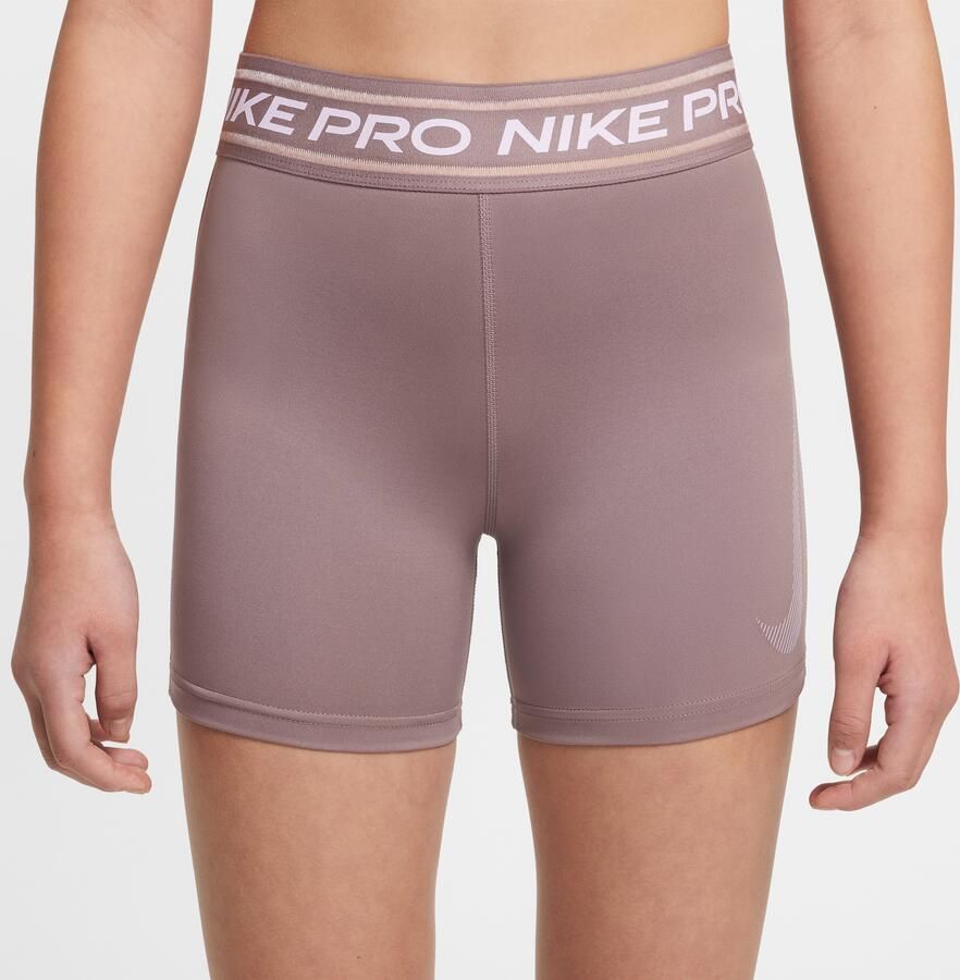 Nike Pro meisjesshorts (8 cm) Roze - Foto 3