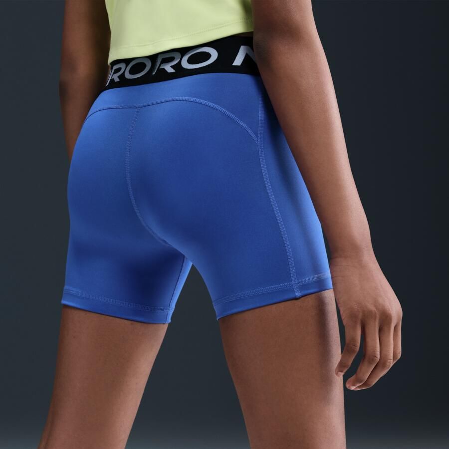 Nike Pro meisjesshorts Blauw - Foto 2