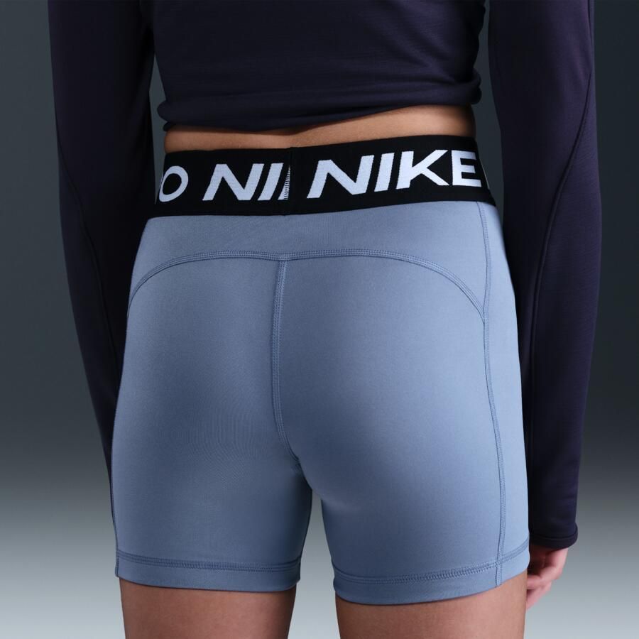 Nike Pro meisjesshorts Blauw - Foto 2