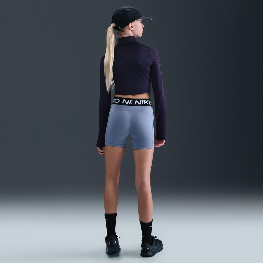 Nike Pro meisjesshorts Blauw - Foto 3
