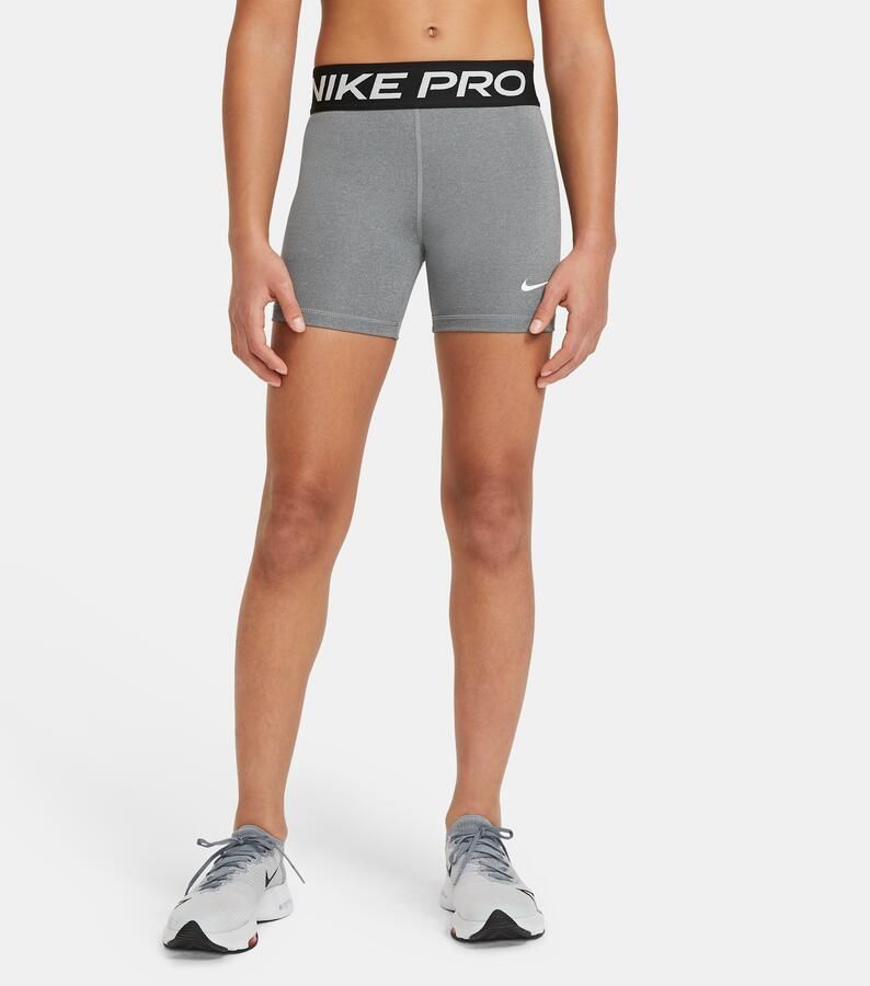 Nike Pro meisjesshorts Grijs - Foto 3