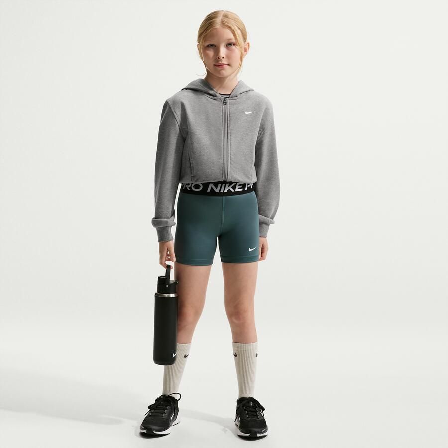 Nike Pro meisjesshorts Grijs - Foto 4