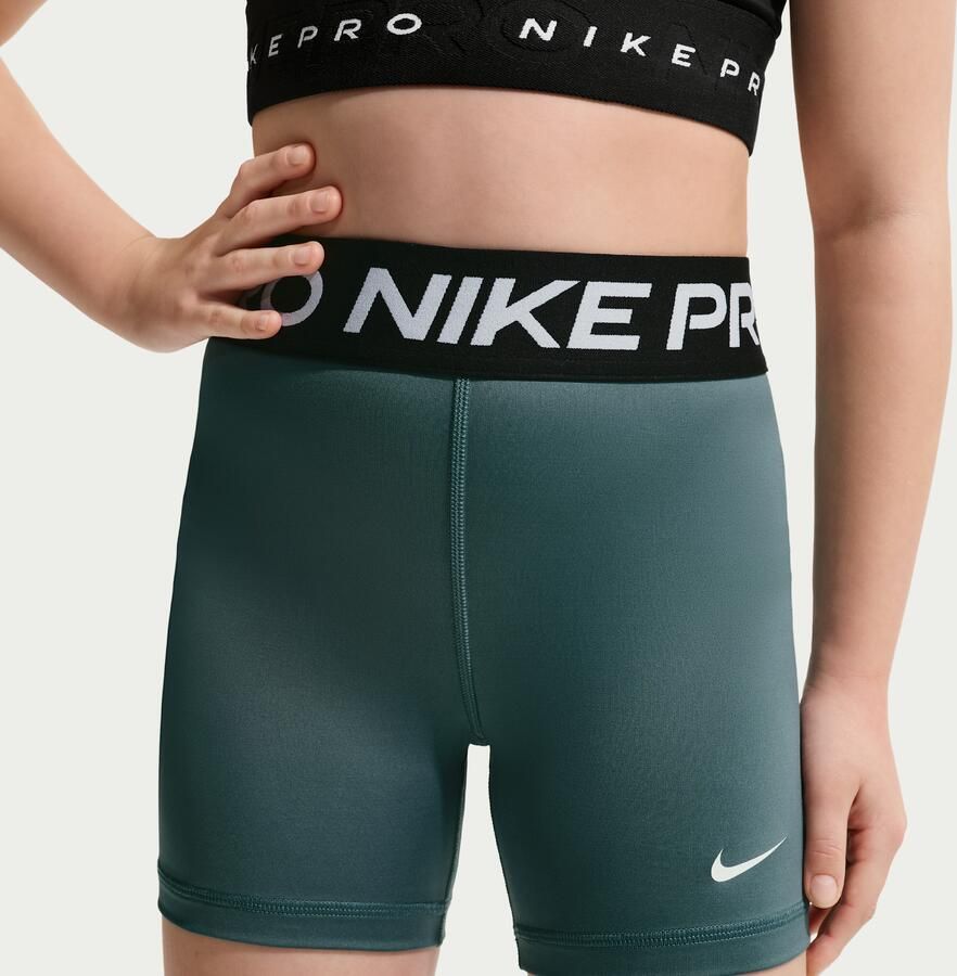 Nike Pro meisjesshorts Grijs