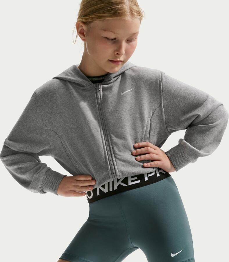 Nike Pro meisjesshorts Grijs - Foto 2