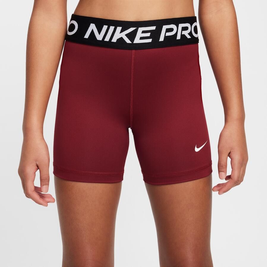 Nike Pro meisjesshorts Rood - Foto 4