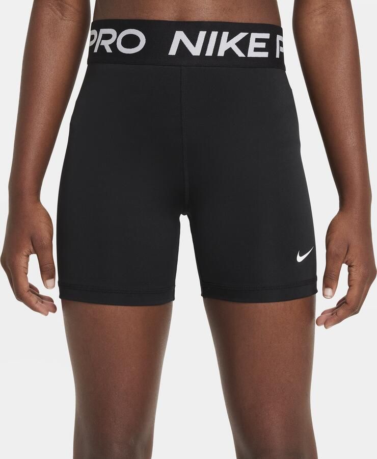 Nike Pro meisjesshorts Zwart - Foto 4