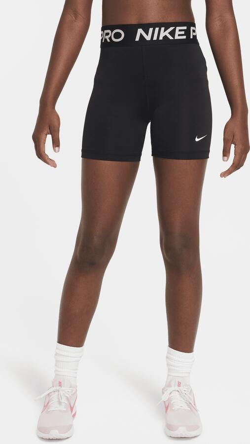 Nike Pro meisjesshorts Zwart - Foto 3