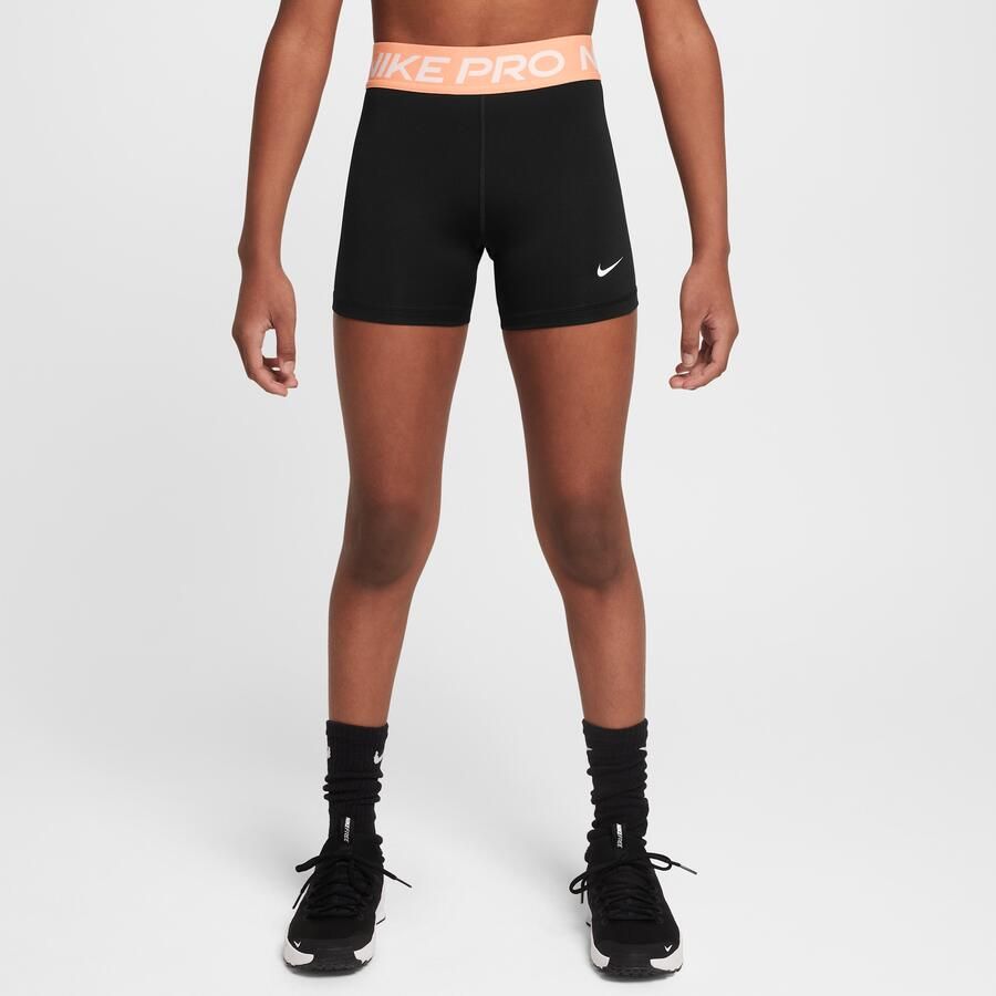 Nike Pro meisjesshorts Zwart - Foto 4
