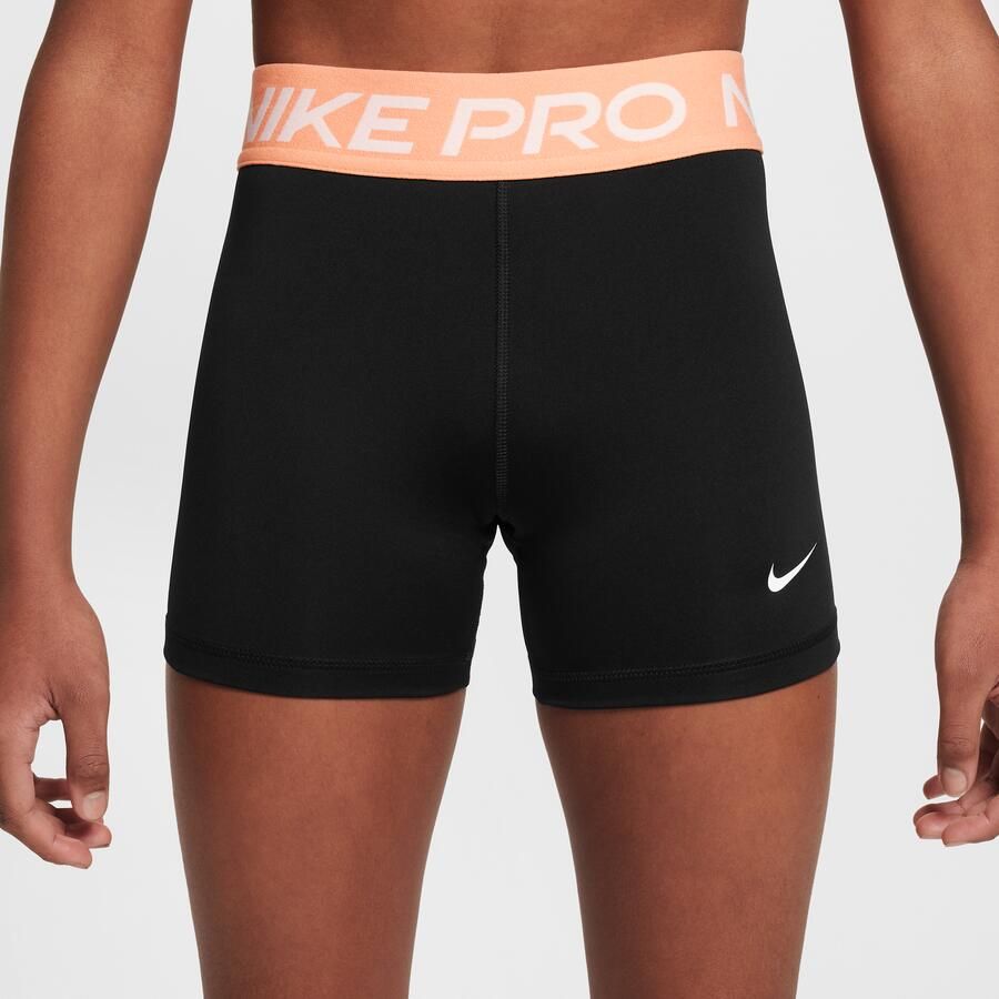 Nike Pro meisjesshorts Zwart