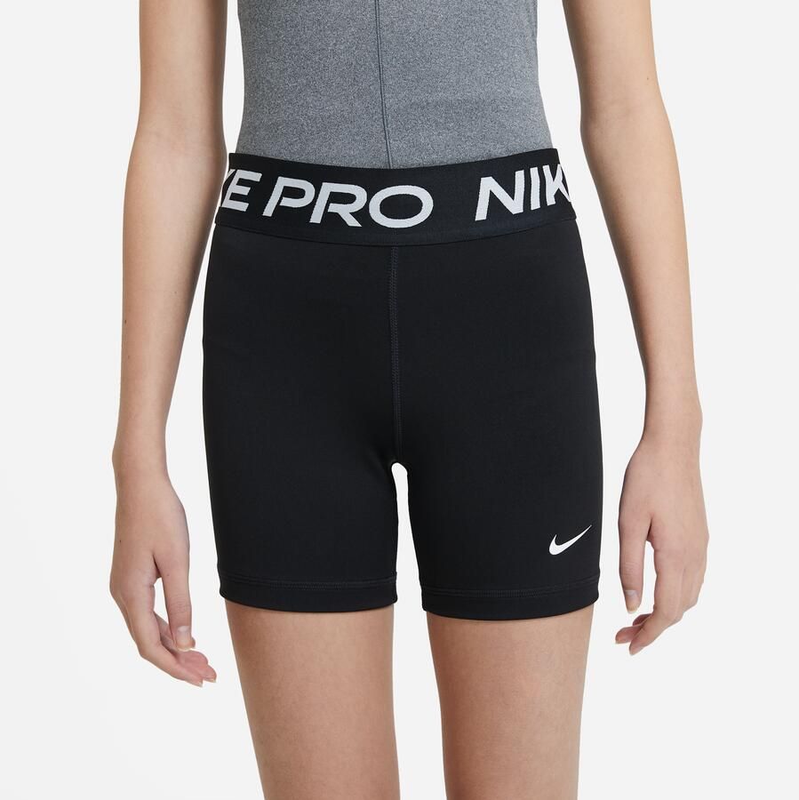 Nike Pro meisjesshorts Zwart - Foto 2