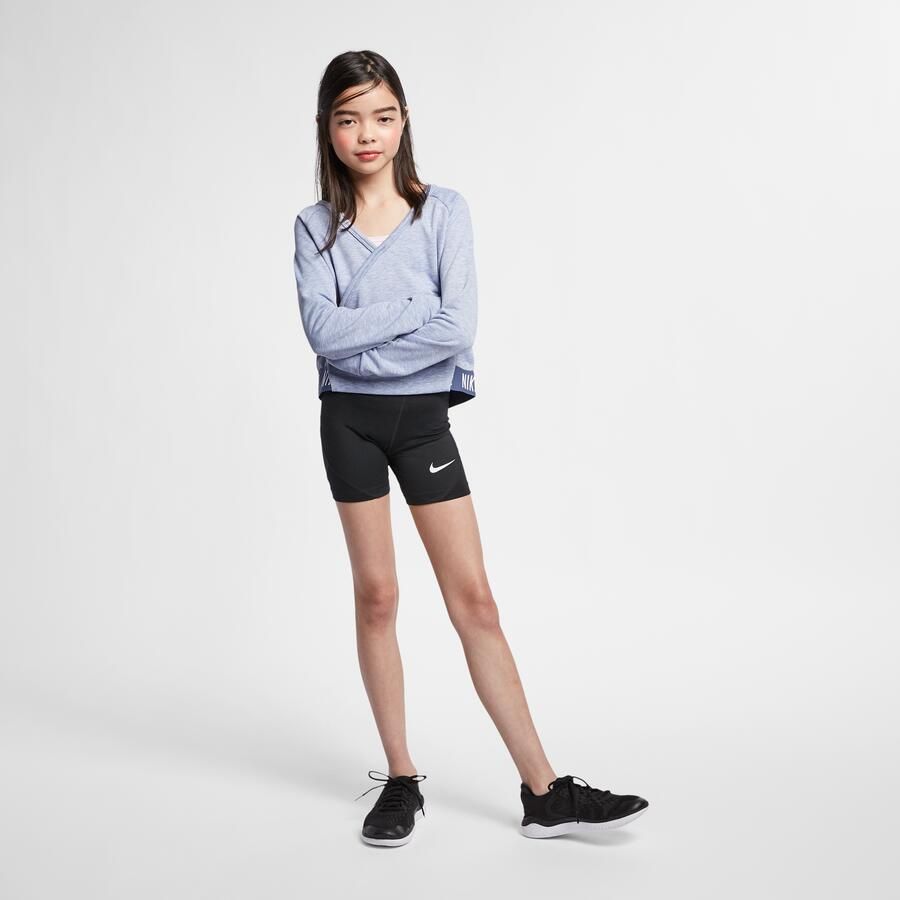 Nike Pro Meisjesshorts Zwart - Foto 2