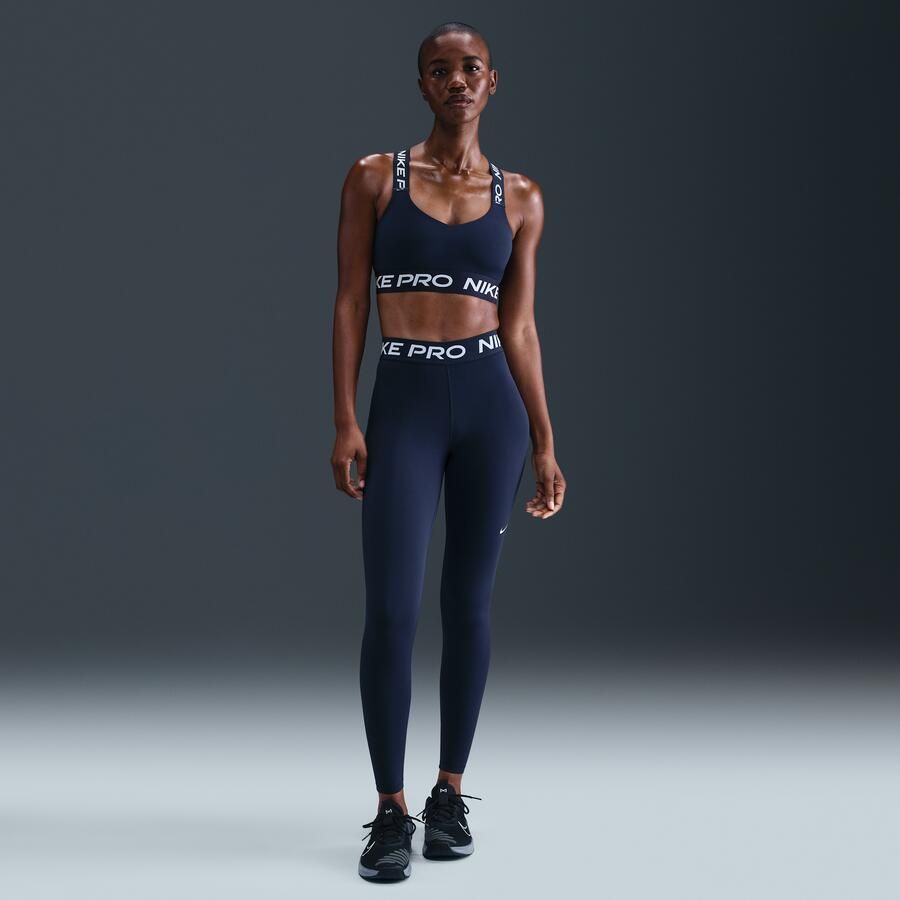 Nike Pro non-padded sport-bh met lichte ondersteuning Blauw - Foto 3