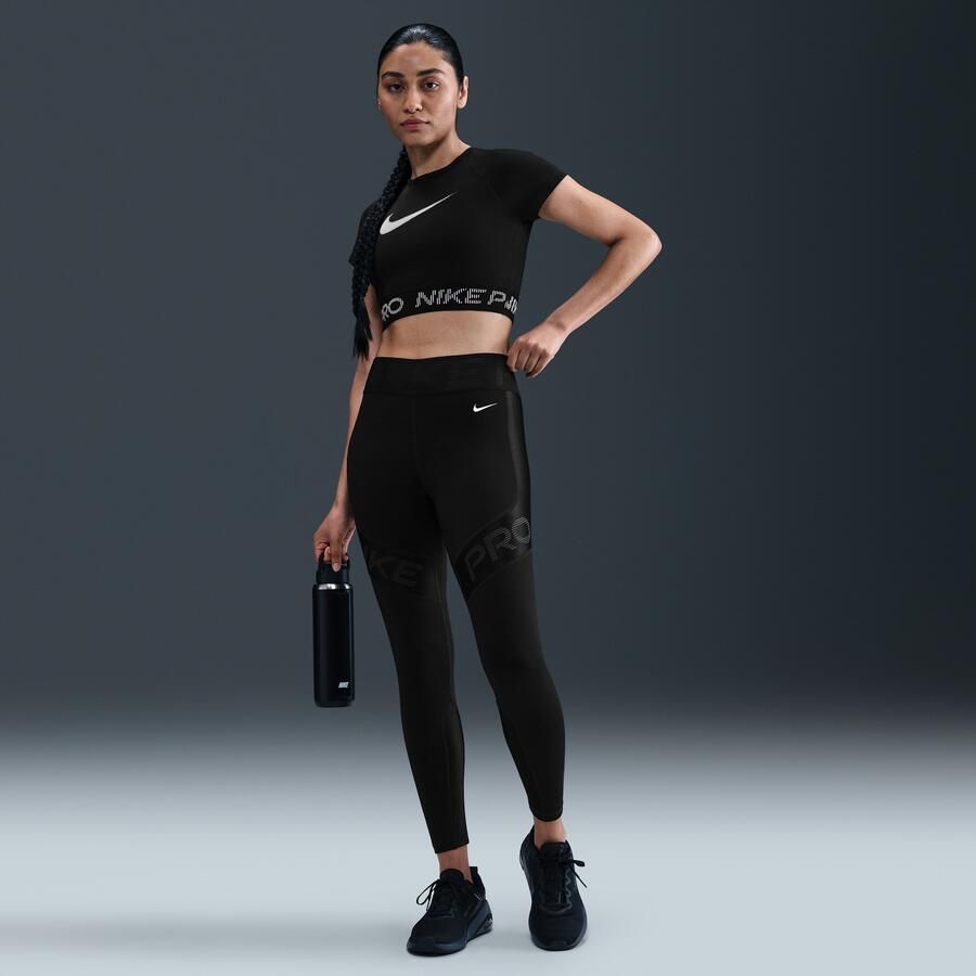 Nike Pro Sculpt 7 8-legging met hoge taille voor dames Zwart - Foto 4