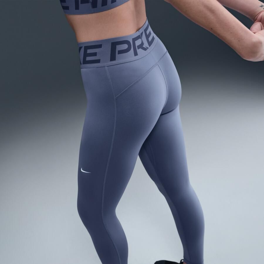 Nike Pro Sculpt lange legging met hoge taille voor dames Blauw - Foto 2