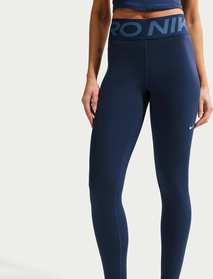 Nike Pro Sculpt lange legging met hoge taille voor dames Blauw - Foto 4