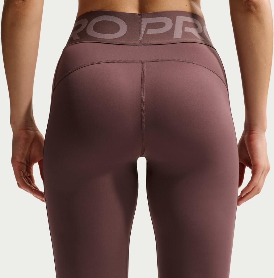 Nike Pro Sculpt lange legging met hoge taille voor dames Paars