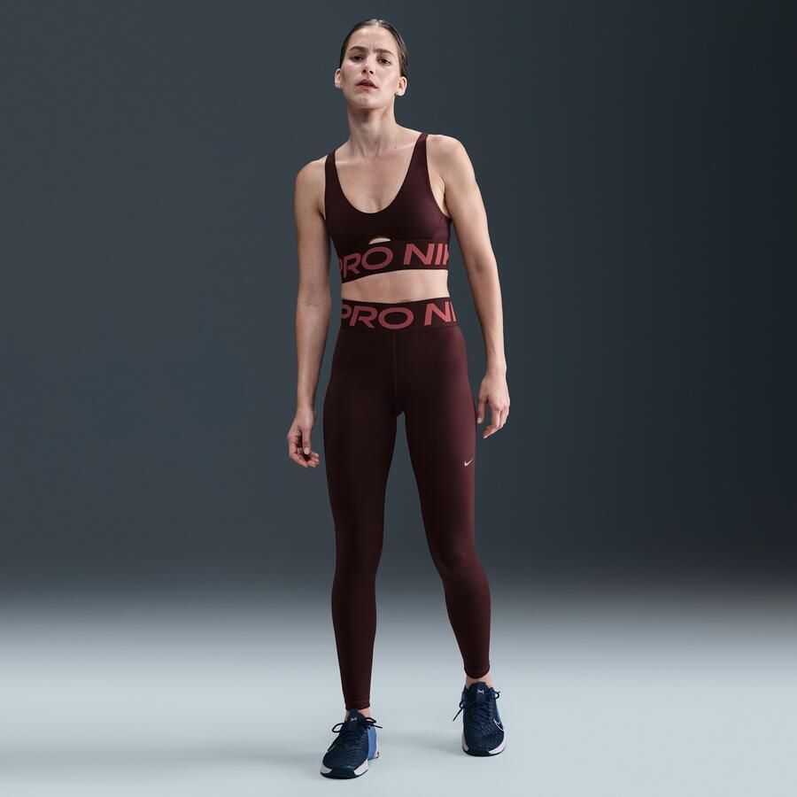 Nike Pro Sculpt lange legging met hoge taille voor dames Rood - Foto 4