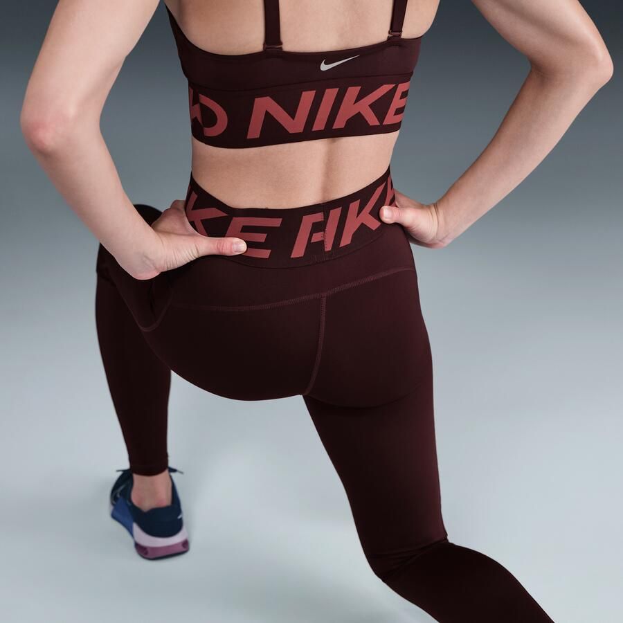 Nike Pro Sculpt lange legging met hoge taille voor dames Rood - Foto 2