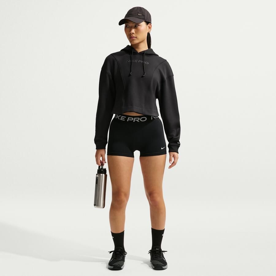 Nike Pro Therma-FIT Hoodie voor dames Zwart