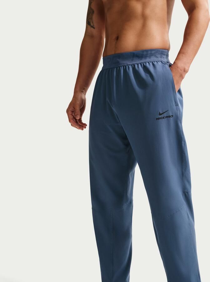 Nike Pro Training Dri-FIT herenbroek Blauw - Foto 4