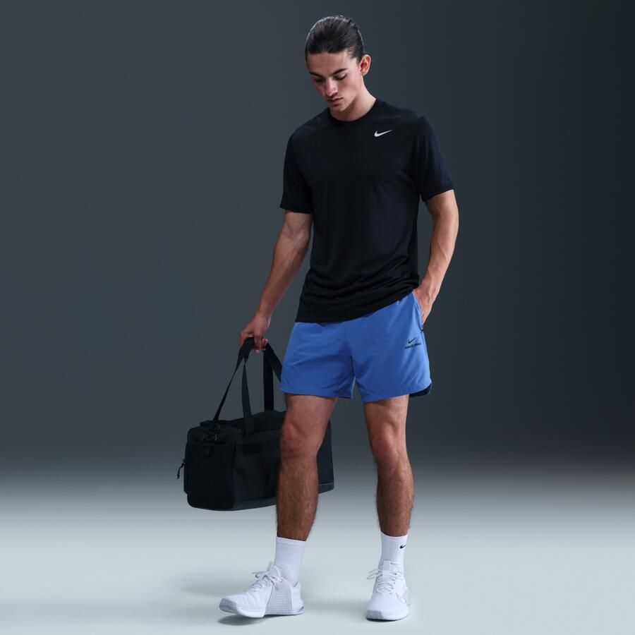 Nike Pro Training Dri-FIT herenshorts (15 cm) Blauw - Foto 4