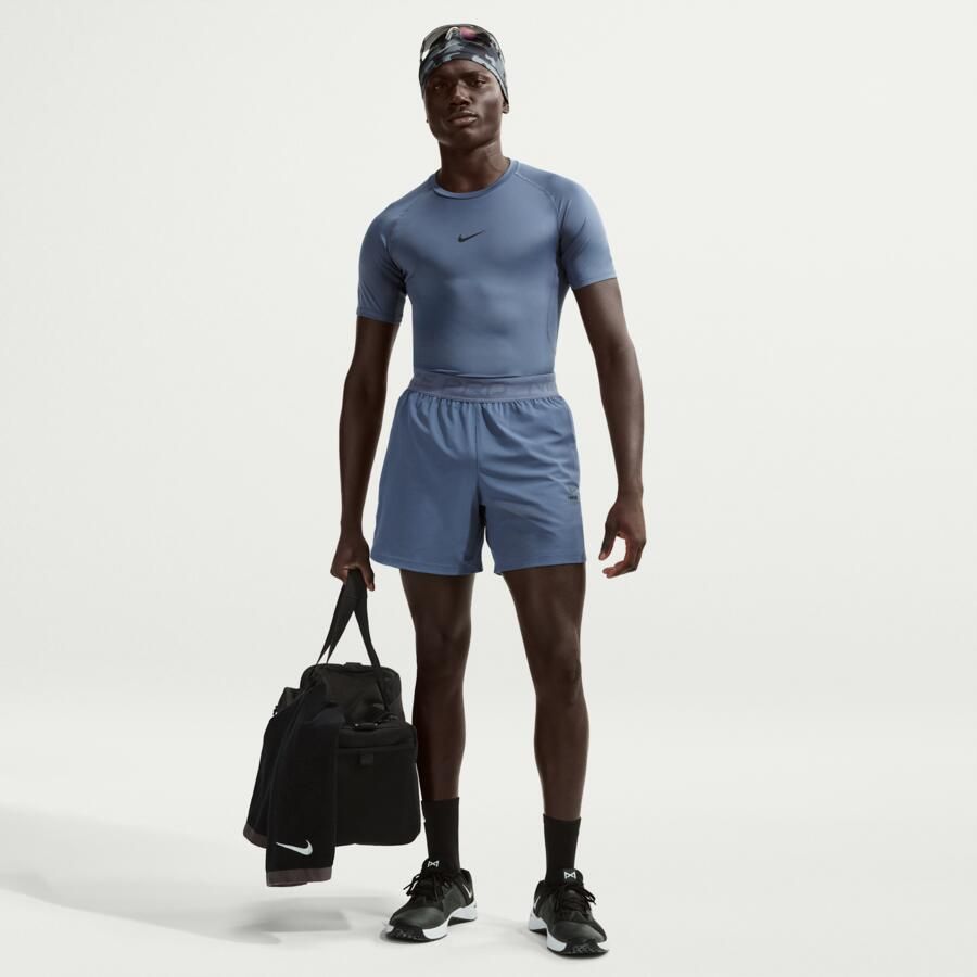 Nike Pro Training Dri-FIT herenshorts (15 cm) Blauw - Foto 4