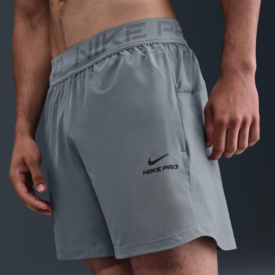 Nike Pro Training Dri-FIT herenshorts (15 cm) Grijs