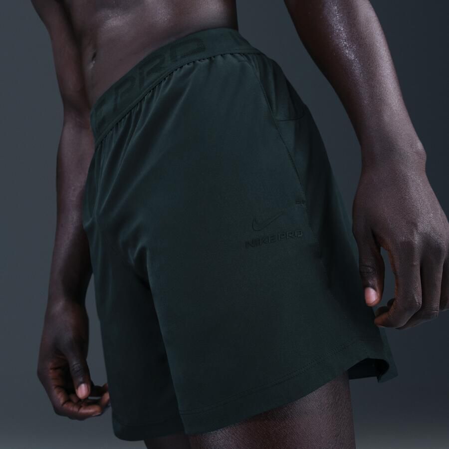 Nike Pro Training Dri-FIT herenshorts (15 cm) Groen