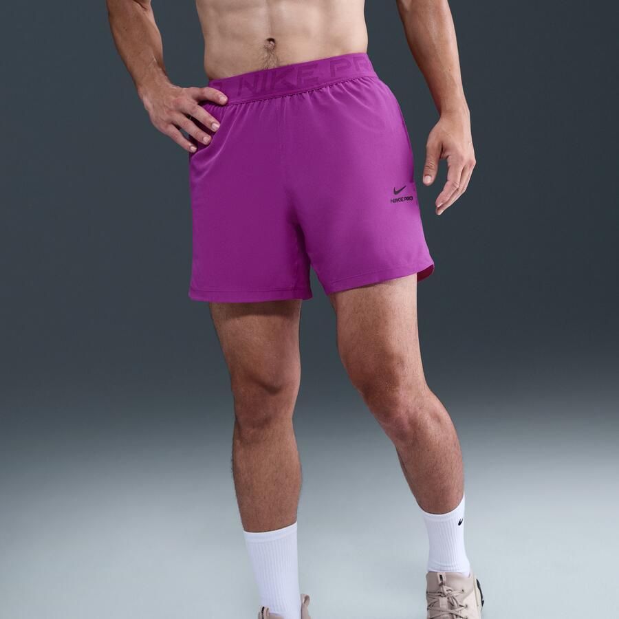Nike Pro Training Dri-FIT herenshorts (15 cm) Paars