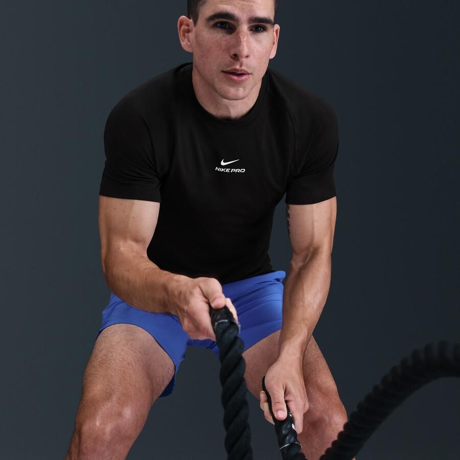 Nike Pro Training Dri-FIT herentop met korte mouwen Zwart - Foto 2