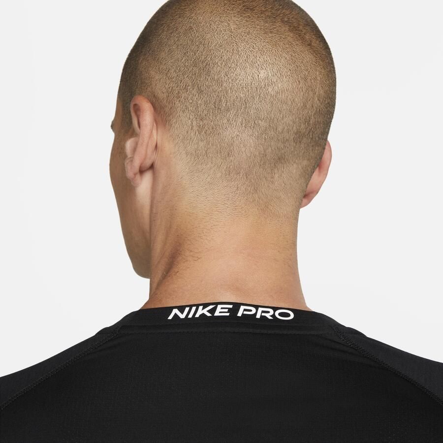 Nike Pro Warm Herentop met lange mouwen Zwart - Foto 2
