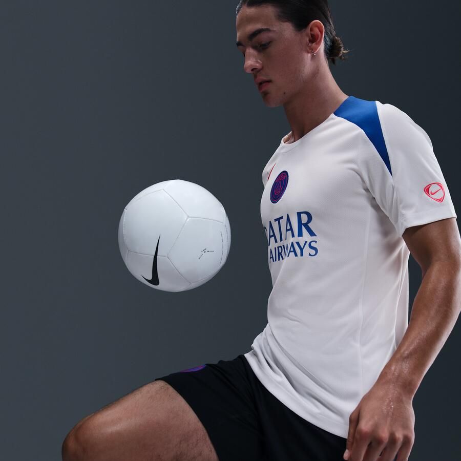 Nike PSG Strike Derde Total 90 Knit voetbaltop met Dri-FIT voor heren Wit - Foto 2