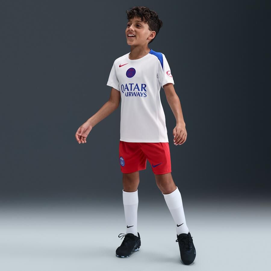 Nike PSG Strike Derde Total 90 knit voetbaltop met Dri-FIT voor kids Wit - Foto 3