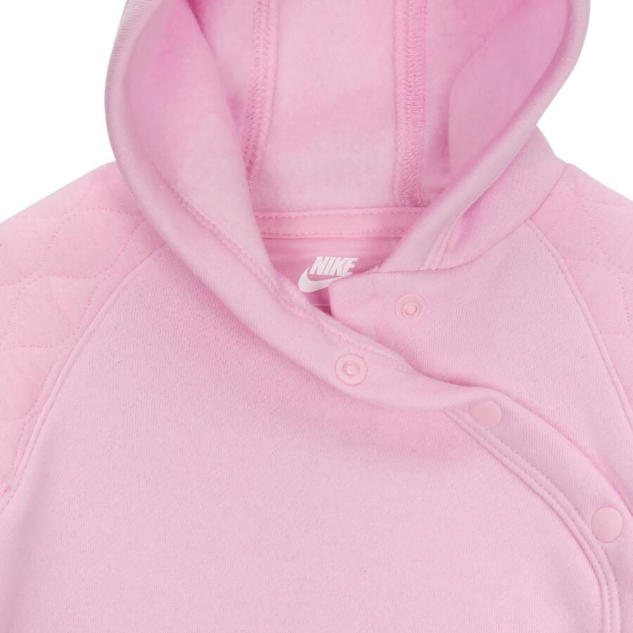 Nike Ready Set. Tweedelige joggerset met capuchon voor baby's (0-9 maanden) Roze