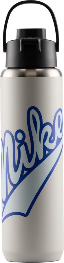 Nike Recharge Chug Bidon van roestvrij staal (710 ml) Wit