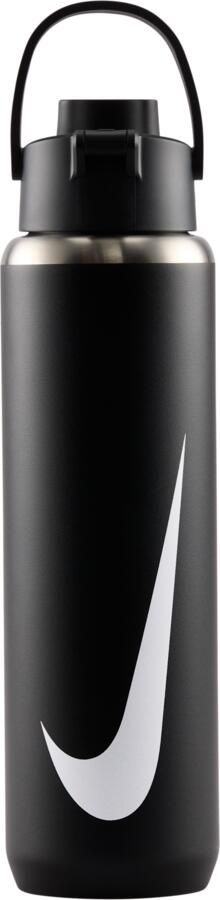 Nike Recharge Chug Bidon van roestvrij staal (710 ml) Zwart
